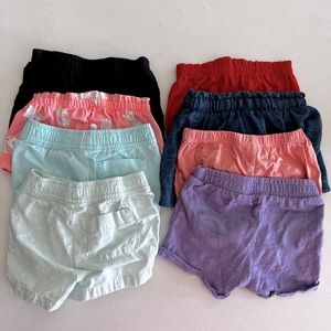 18 month girls shorts lot